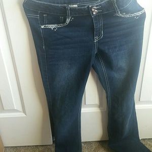 Dark Blue Juniors Jeans (16)